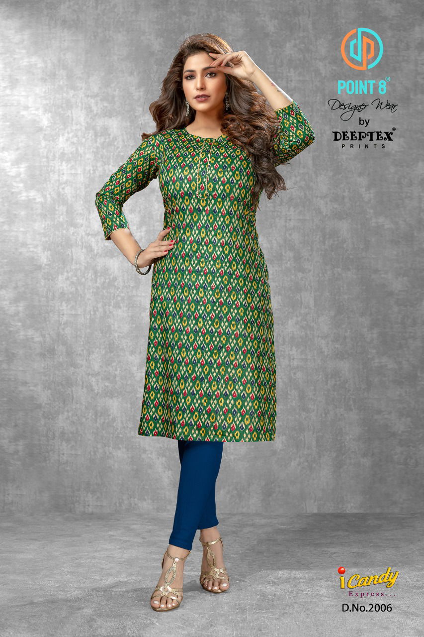 Deeptex I Candy Express 2 Cotton Printed Regular Wear Kurti Collection